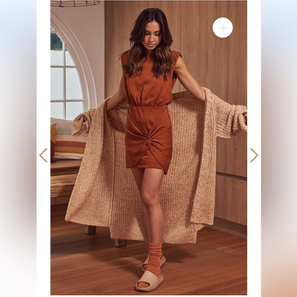 RUNAWAY KNIT MINI BRANDY DRESS FREE PEOPLE WOMEN XL NWOT